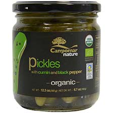 Spanish Pickles with Cumin and Black Pepper - Organic