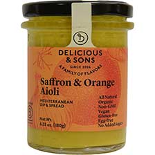 Aioli Spread with Saffron and Orange, Organic