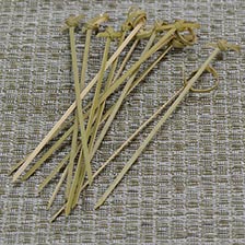 Bamboo Knotted Skewers - 5.9"