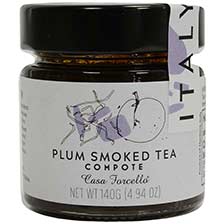 Plum Smoked Tea Compote