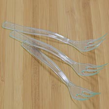 Forks - Transparent Plastic