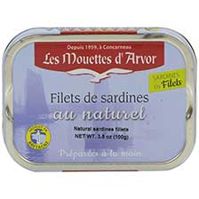 French Sardines Fillets au Natural