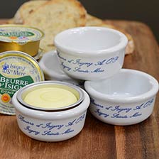 Ceramic Butter Holder for Isigny Butter Portions