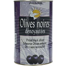 French Pitted Black Olives