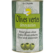French Pitted Green Olives