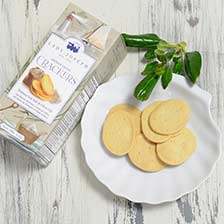 Artisan Vegan Crackers with Brittany Sea Salt and Olive Oil