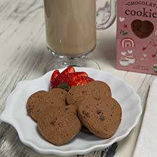 Sweet Love Chocolate Cookies - Heart Shaped
