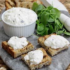 Fresh Stracciatella with Truffles