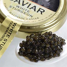 Italian White Sturgeon Caviar - Malossol, Farm Raised