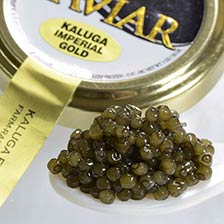 Kaluga Fusion Sturgeon Caviar, Imperial Gold - Malossol, Farm Raised