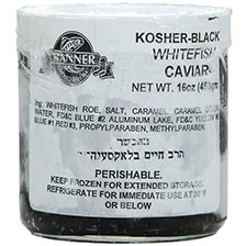 Kosher Black Whitefish Caviar - Orthodox Union