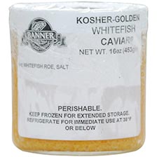 Kosher Golden Whitefish Caviar - Orthodox Union