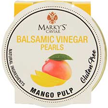 Mango Pulp Balsamic Vinegar Pearls, Gluten Free