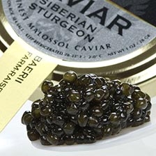 French Siberian Sturgeon Caviar (A. baerii) - Malossol, Farm Raised