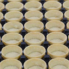 Mini Round Unsweetened Savory Tartelettes - Butter 1.3 inch
