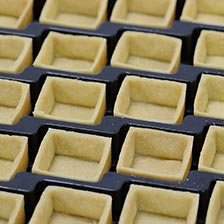 Mini Square Sweet Tartelettes - Butter 1.3 inch