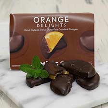 Orange Delights - Hand-Dipped Dark Chocolate Candied Oranges