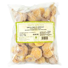 Apricot Halves, IQF, Frozen