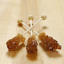 Rock Candy Amber Swizzle Sticks