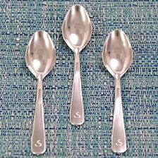 Spoons - Silver Plastic