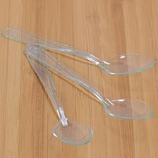 Spoons - Transparent Plastic