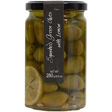 Squashed Green Olives with Lemon