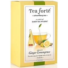 Tea Forte Ginger Lemongrass Herbal Tea - Event Box, 48 Infusers