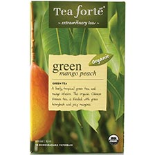 Tea Forte Green Mango Peach Green Tea - 16 Filterbags