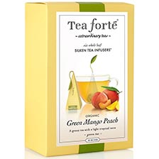 Tea Forte Green Mango Peach Green Tea - Event Box, 48 Infusers