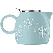 Tea Forte PUGG Ceramic Teapot - Holiday Snowflake
