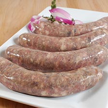 Duck and Pork Sausage with Figs