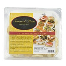 French Cocktail Blinis - 30 count