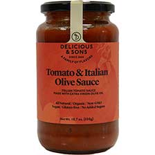 Tomato and Italian Olive Sauce, Organic