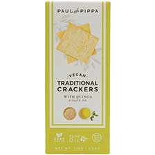 Traditional Crackers with Quinoa and Olive Oil, Vegan