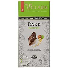 Villars Swiss Dark Chocolate with Hazelnuts