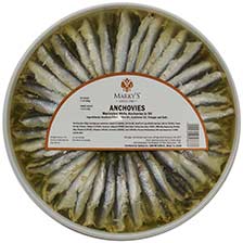 White Anchovies Marinated in Oil and Vinegar