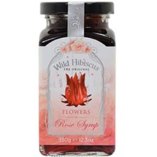 Wild Hibiscus Flowers in Rose Syrup