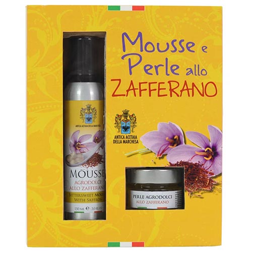 Gift Box: Saffron Mousse and Pearls