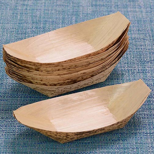 Bamboo Leaf Boat Bowls