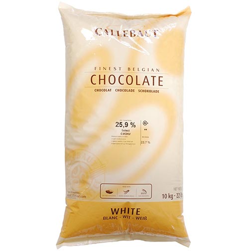 Belgian White Chocolate Baking Callets (Chips)