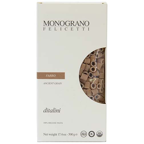 Farro Wheat Ditalini Pasta, Organic