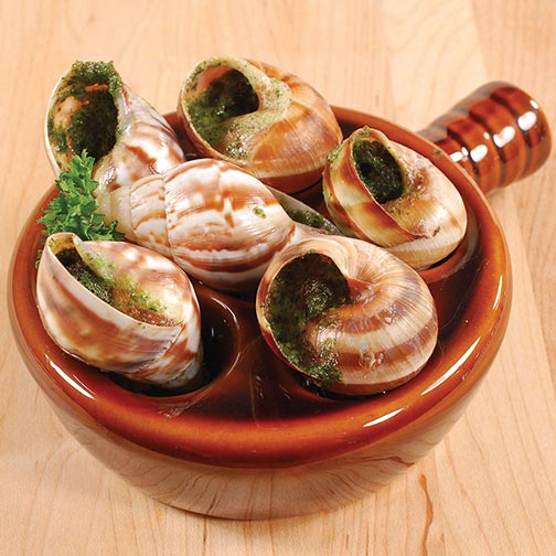 Ceramic Escargot Plate with Handle