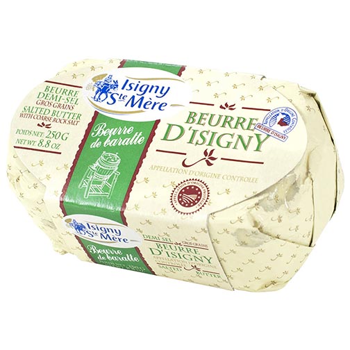 Isigny Beurre de Baratte Butter, Salted