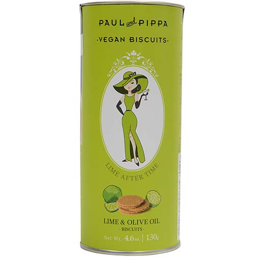 Lime After Time - Artisanal Lime and Olive Oil Biscuits, Vegan