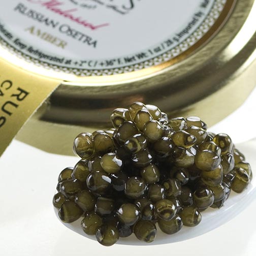 Osetra Karat Amber Russian Caviar - Malossol, Farm Raised