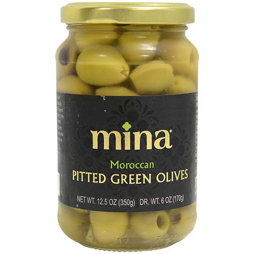 Moroccan Pitted Green Beldi Olives