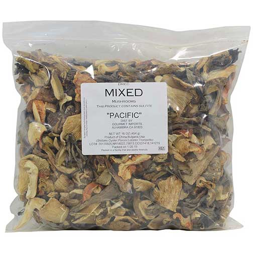 Mixed Wild Pacific Mushrooms - Dried