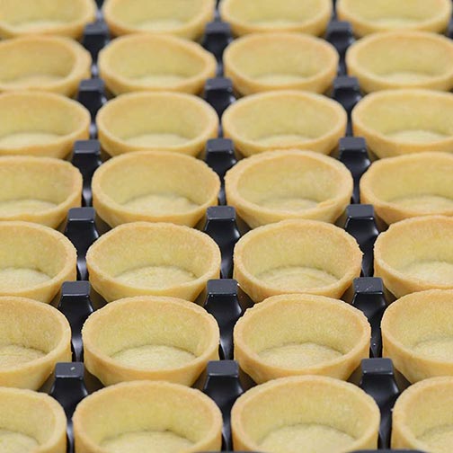 Mini Round Sweet Vanilla Tartelettes - Butter 1.3 in.