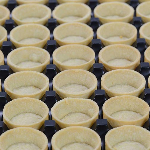 Mini Round Unsweetened Savory Tartelettes - Butter 1.3 inch