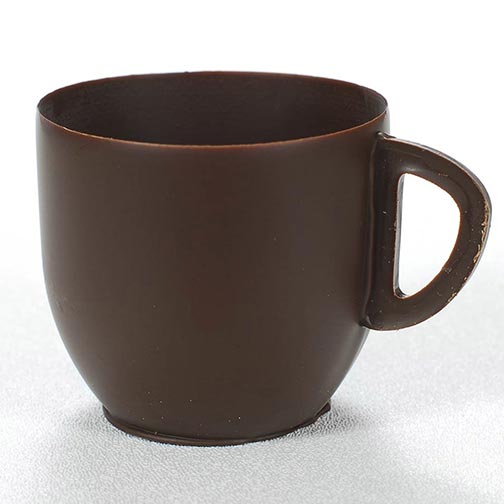 Dark Chocolate Coffee Mug - 1 x 2 x 2.25